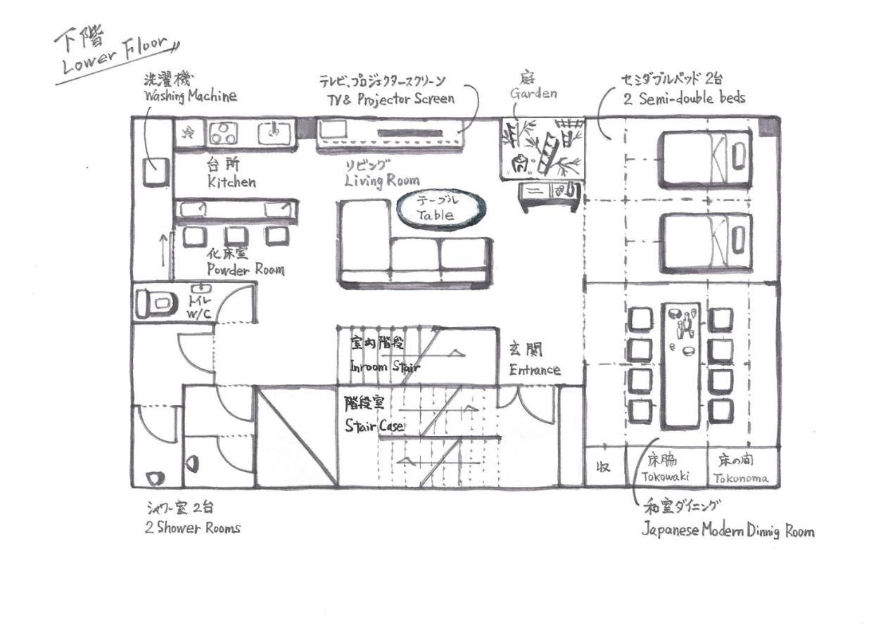 Konjaku-So Dotonbori Penthouse Stay Osaka Eksteriør billede